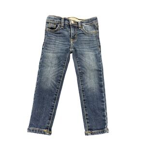 Levi's 710 Super Skinny Jeans Girls Toddler Size 2T Blue Denim Stretch Wash